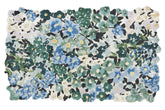 Maximalist floral hand tufted rug